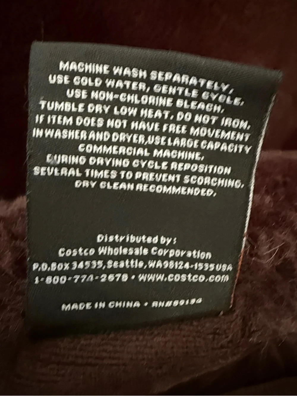 Frye Luxe Faux Fur Throw Blanket chocolate brown 60x70